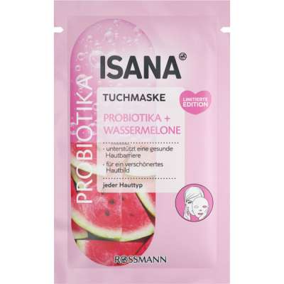 Isana probiotika + görögdinnye fátyolmaszk - 1 db