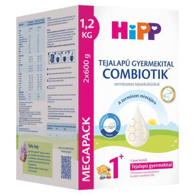 Hipp Combiotik Megapack tejalapú gyermekital 1 éves kortól - 1200 g