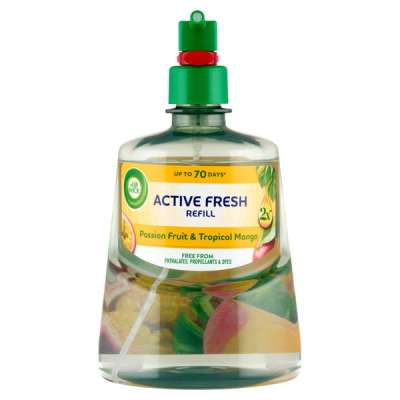 Air Wick Active Fresh Passion Fruit & Tropical Mango automata légfrissítő utántöltő - 228 ml