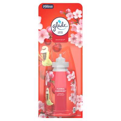 Glade Sense & Spray Floral Cherries automata légfrissítő utántöltő - 18 ml