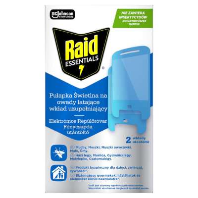Raid Essentials elektromos repülőrovar fénycsapda utántöltő - 2 db