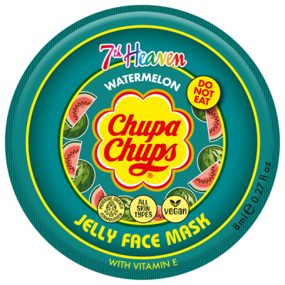 7th Heaven Chupa Chups görögdinnyés zselé maszk - 8 ml