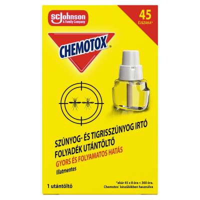 Chemotox elektromos szúnyogirtó utántöltő - 27 ml