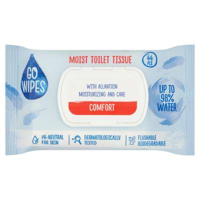 GoWipes Comfort nedves toalettpapír - 44 db