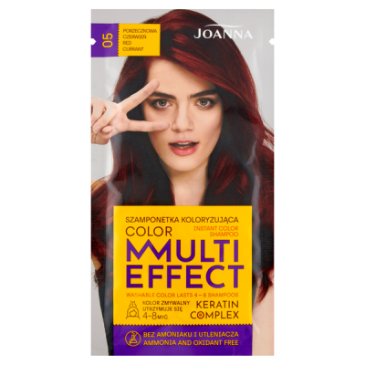 Joanna Multi Effect Color hajszínező /05 ribizli vörös - 35 g
