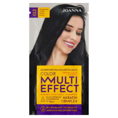 Joanna Multi Effect Color hajszínező /13 ébenfekete - 35 g