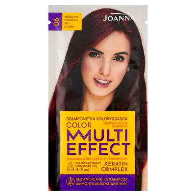 Joanna Multi Effect Color hajszínező /06 cseresznye vörös - 35 g