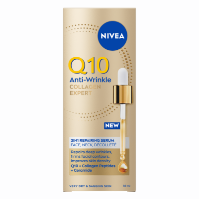 Nivea Q10 Collagen Expert 3 az 1-ben regeneráló szérum - 30 ml