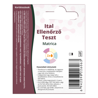 Alltest italellenőrző teszt korong - 3 db