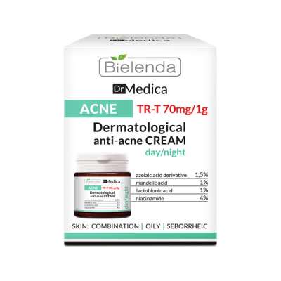 Bielenda Dr Medica Acne Dermatological akné elleni arckrém nappalra és éjszakára - 50 ml