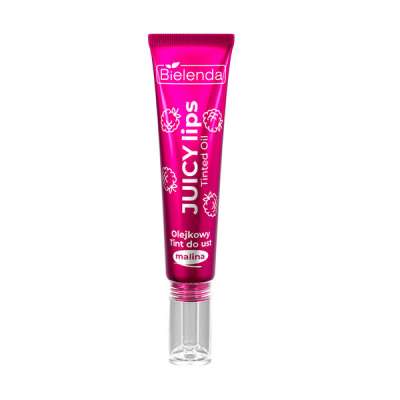 Bielenda Juicy Tint Lip Oil színezett ajakolaj málna illattal - 10 g