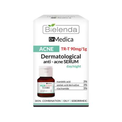 Bielenda Dr Medica Acne Dermatolgical akné elleni szérum nappalra és éjszakára - 30 ml