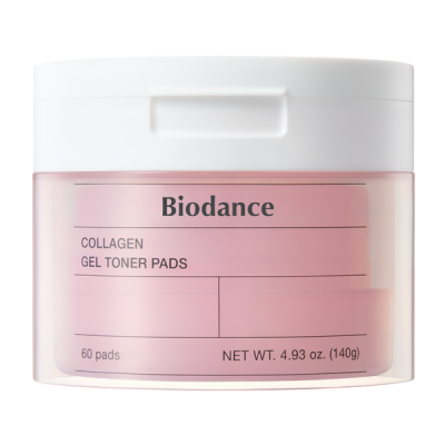 Biodance Collagen pórusszabályzó és bőrfeszesítő tonikkal átitatott gélkorong - 60 db