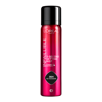 L'Oréal Paris Infaillible 3-s setting mist sminkfixáló spray /Limited edition - 75 ml
