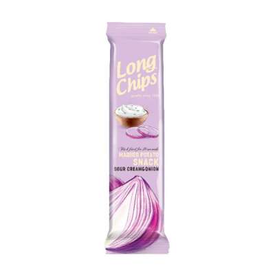 Long Chips snack tejfölős-hagymás ízesítéssel - 75 g