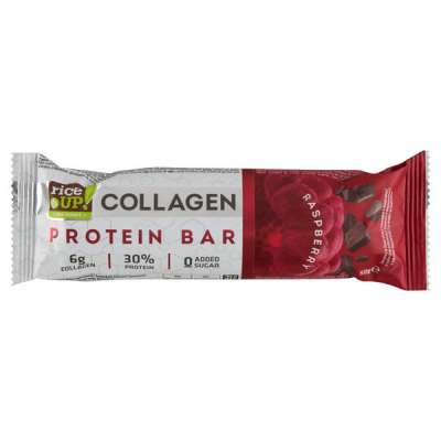 Rice Up kollagénes fehérjeszelet málnával - 50 g