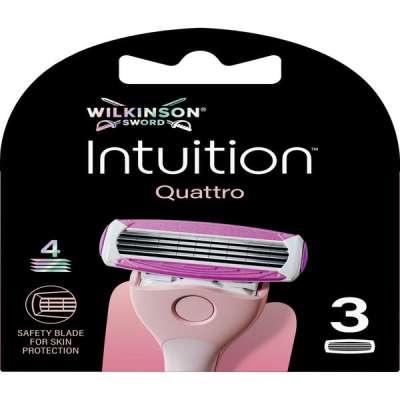Wilkinson Intuition Quattro Venus női borotvabetét 4 pengés - 3 db