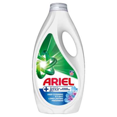Ariel +Touch Of Lenor Spring Awaking folyékony mosószer 35 mosás - 1575 ml