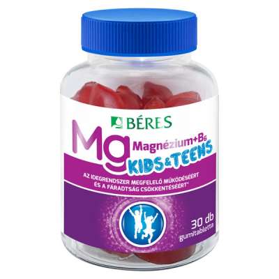 Béres Magnézium+B₆ Kids&Teens gumitabletta - 30 db