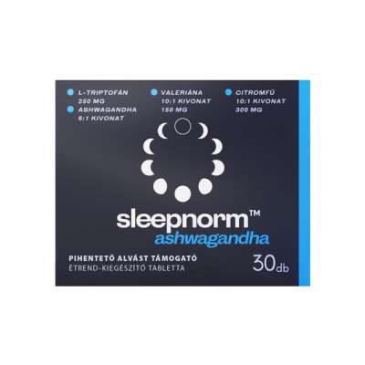 Sleepnorm Ashwagandha pihentető alvást támogató tabletta - 30 db