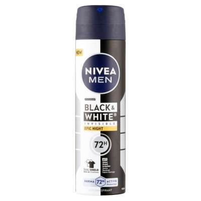 Nivea Men Black & White Invisible Epic Night deo spray - 150 ml