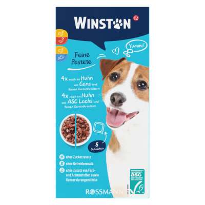 Winston állateledel kutyáknak 8x100 g - 800 g