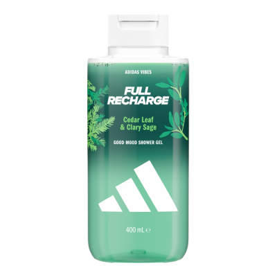 Adidas Vibes Full Recharge férfi tusfürdő - 400 ml