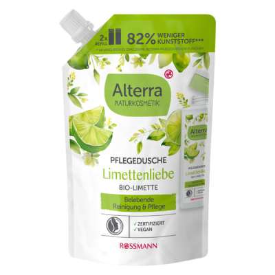 Alterra Limettenliebe tusfürdő utántöltő - 500 ml