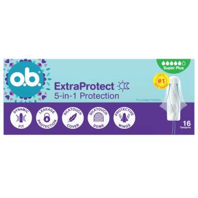 o.b. ExtraProtect Super Plus tampon - 16 db