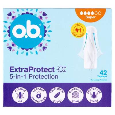 o.b. ExtraProtect Super tampon - 42 db