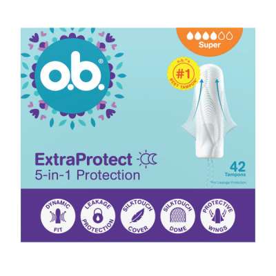 o.b. ExtraProtect Super tampon - 42 db
