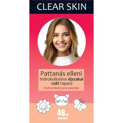 Clear Skin pattanástapasz cuki figurákkal - 48 db
