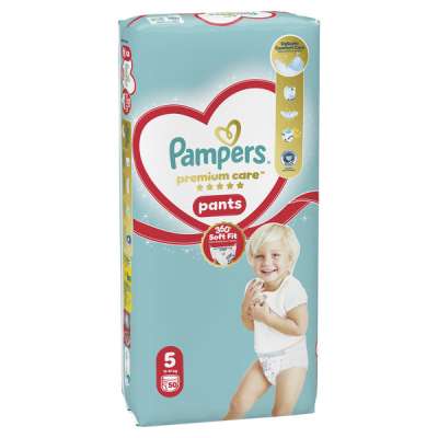 Pampers Premium Care Pants bugyipelenka 5-ös méret, 11-17 kg - 50 db