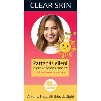 Clear Skin nappali pattanástapasz - 48 db