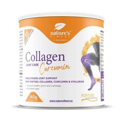 Nature's Finest Joint Care Kollagén Kurkumin italpor Fortigel kollagén-peptidekkel - 140 g
