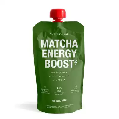 Nutrino Lab Matcha Energy Boost gyümölcspép - 180 g