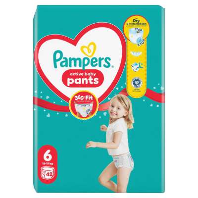Pampers Pants Jumbo Pack bugyipelenka 6-os méret 13-19 kg - 42 db