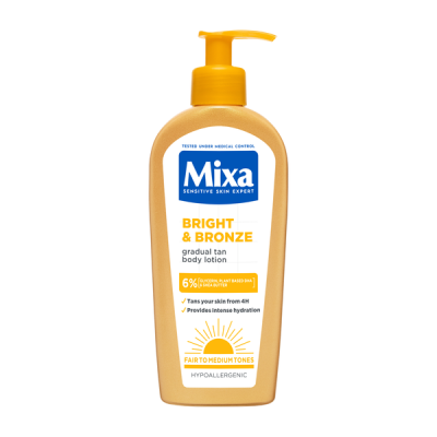 Mixa Niacinamide Bright & Bronze testápoló - 250 ml