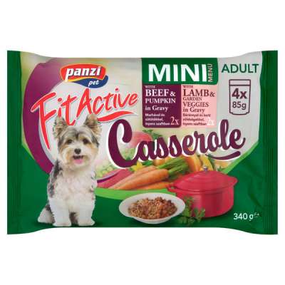 Fitactive Casserole állateledel kutyáknak 4x85 g - 340 g