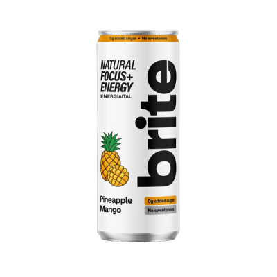 Brite Natural energiaital ananász és mangó ízesítéssel - 330 ml