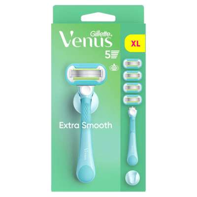 Gillette Venus Extra Smooth női borotvakészülék 4 db betéttel 5 pengés - 1 db