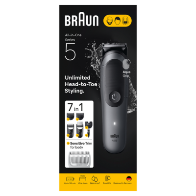 Braun All-in-One Series 5 multifunkciós szőrtelenítőkészlet férfiaknak - 1 db
