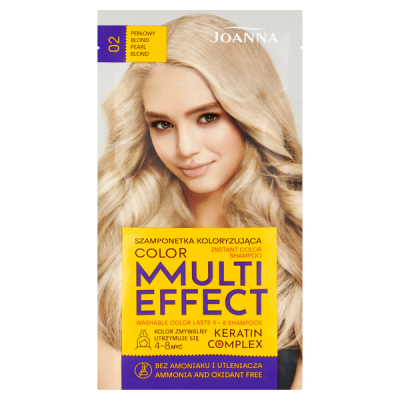 Joanna Multi Effect Color hajszínező /02 gyöngyszőke - 35 g