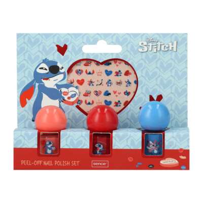 Disney Stitch körömlakk szett körömmatricával - 1 db