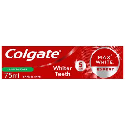 Colgate Max White Expert Purifying Power fogfehérítő fogkrém - 75 ml