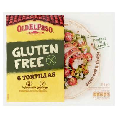 Old El Paso gluténmentes tortilla lepény - 216 g