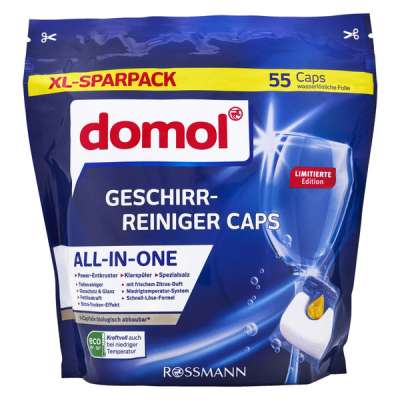 Domol Geschirr-Reiniger Caps Extra Power mosogatógép kapszula - 55 db