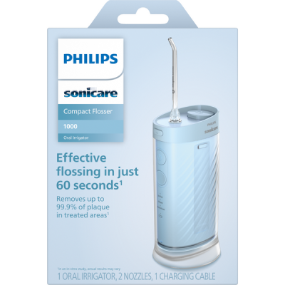 Philips Compact Flosser 1000 szájzuhany /kék - 1 db