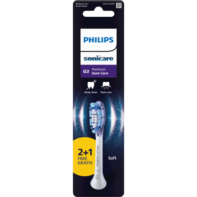 Philips Sonicare Premium Gum Care elektromos fogkefe pótfej /fehér - 3 db