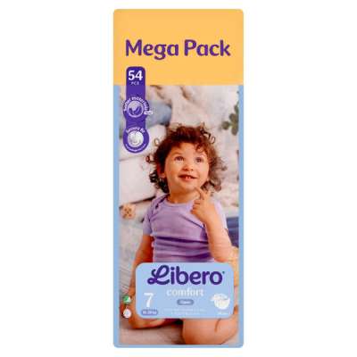 Libero Comfort Mega Pack nadrágpelenka 7-es méret, 16-26 kg - 54 db